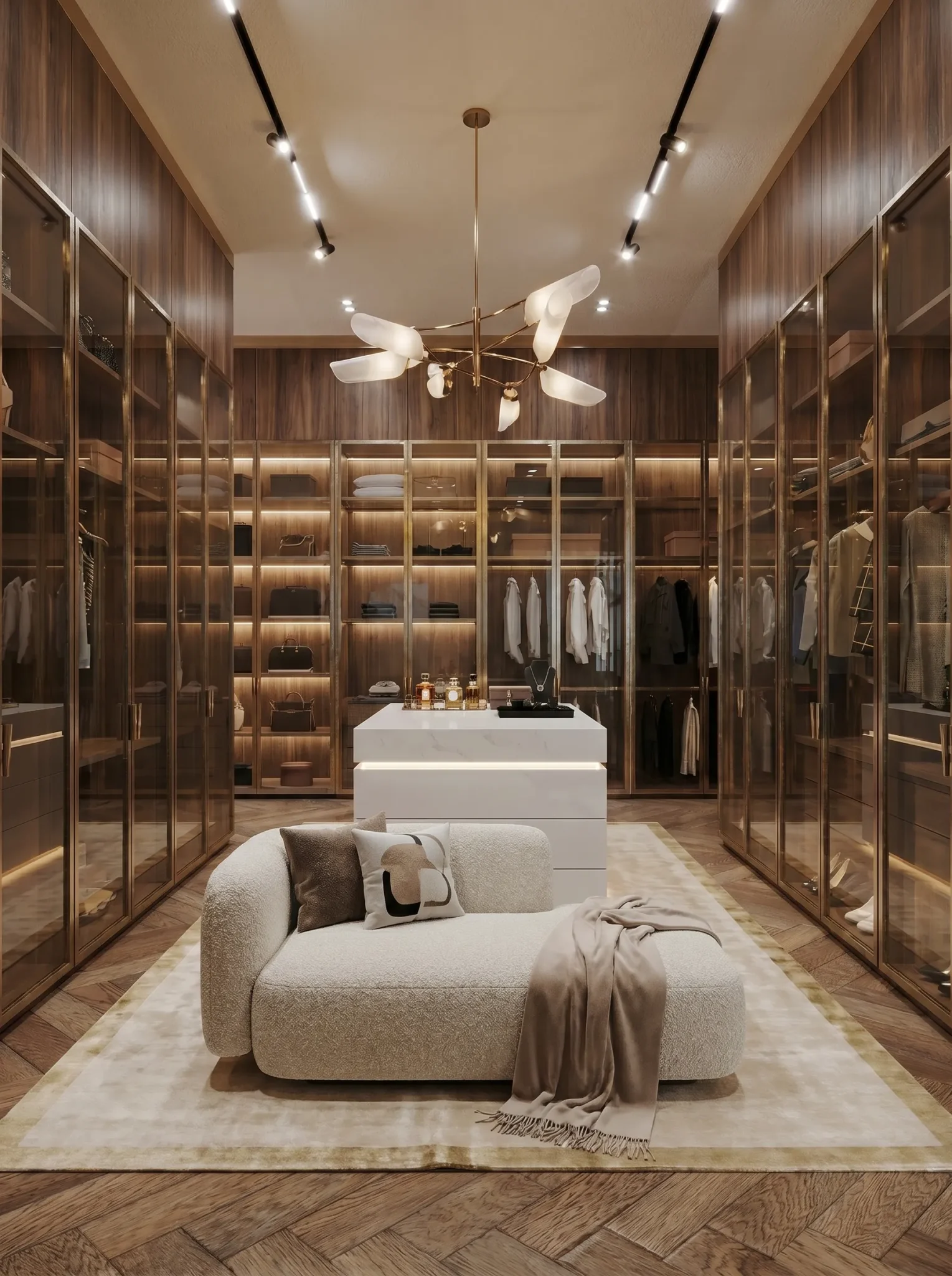 GEORGE Group three-dimensional wardrobe design visualization.
