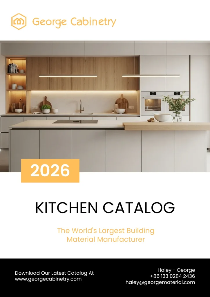 GEORGE Group kitchen cabinet catalogue cover.