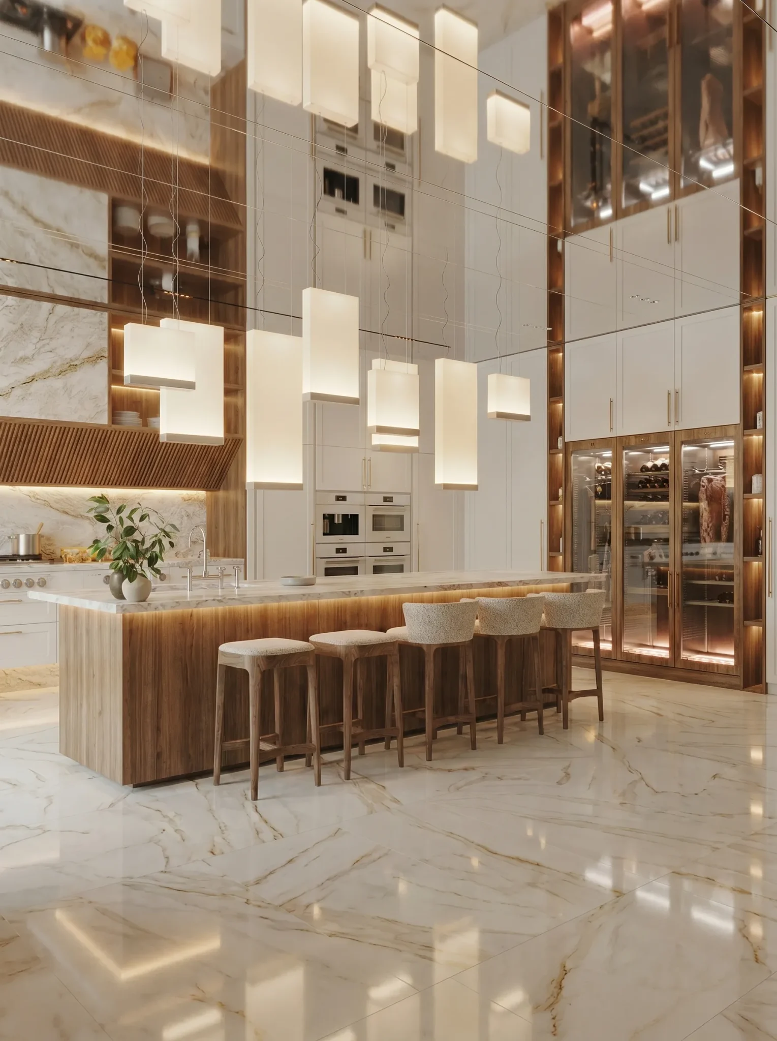 GEORGE Group three-dimensional kitchen design visualization.
